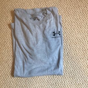 Under Armor Silver Tee Good Condition YXL